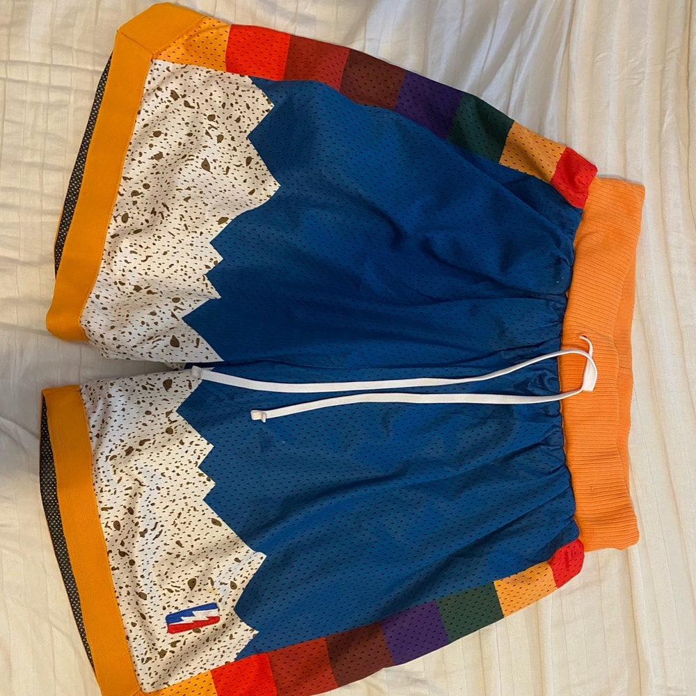 Collect select Denver nuggets shorts size m